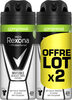 REXONA Men Anti-Transpirant Invisible Black White Compressé Lot 2x100ml - Produkt