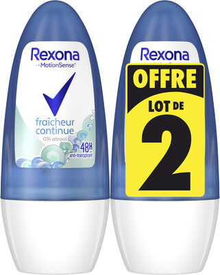 REXONA Déodorant Femme Bille Fraicheur Continue 50ml Lot de 2 - Product - fr