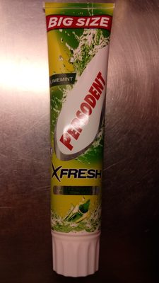 Pepsodent X-Fresh med munskölj Limemint Big Size - 1