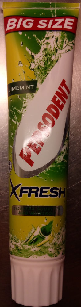 Pepsodent X-Fresh med munskölj Limemint Big Size - Produit - sv