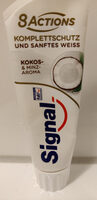 Zahnpasta 7 Actions Komplettschutz und sanftes Weiß, Kokos & Minze - Produkt - de
