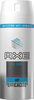 AXE Ice Cool Déodorant Homme Spray Antibactérien Menthe Glacial & Citron Protection Anti-Humidité 48H Spray 150ml - Produit