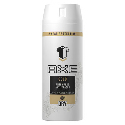AXE Gold Déodorant Homme Spray Antibactérien Dry Anti-Traces Protection 48H - 2