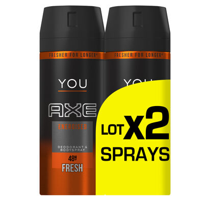 AXE Déodorant YOU Energised Spray Lot - 1