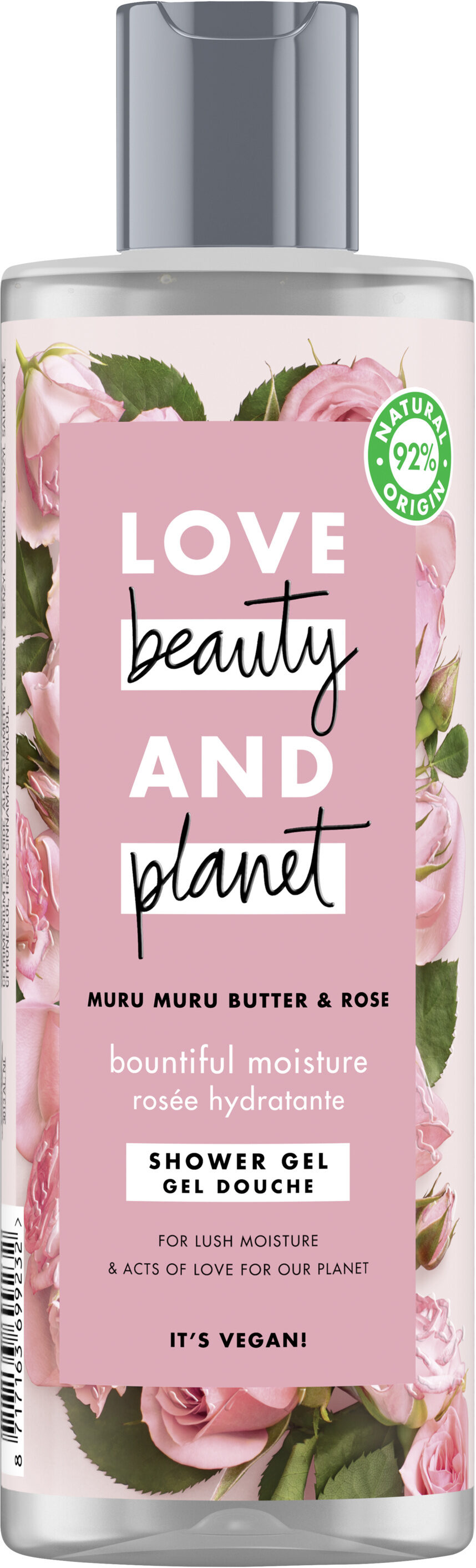 Love Beauty And Planet Gel Douche Rosée Hydratante 400ml - Produit - fr