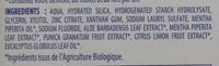 SIGNAL Dentifrice Bio Blancheur Naturelle 75ml - Ingredients - fr