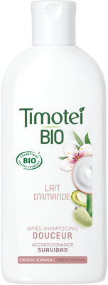 Timotei Bio Après-Shampooing Femme Douceur infusé au Lait d'Amande Douce Cheveux Normaux 250ml - Produit