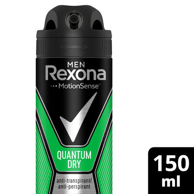 Rexona Déodorant Homme Spray Quantum Dry 150ml - 1