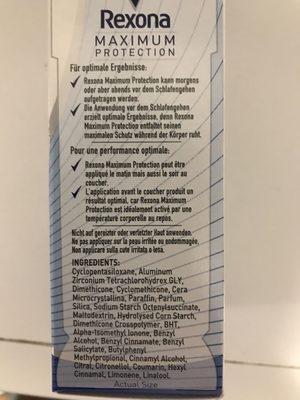 Rexona Stick Anti-Transpirant Maximum Protection Clean Scent 45ml - 2