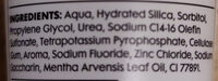 Toothpaste Fluoride - Ingredientes - en