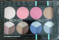Rich color face palette - Product - fr