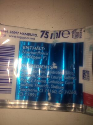 Komplett 8in1 Zahnpasta - Inhaltsstoffe - de