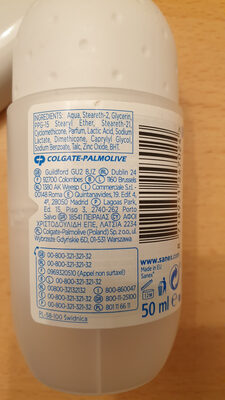 Déodorant protection 48h - Ingredients