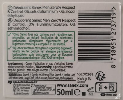 Sanex men 0% deodorant - 8