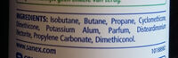 Natur protect anti-traces blanches 24h - Ingredients - fr