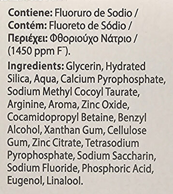 Colgate Total - Ingredients