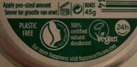 Deodorant bergamot - Recycling instructions and/or packaging information - fr