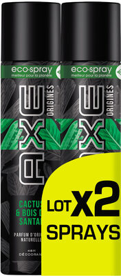 AXE Déodorant Homme Spray Origines Cactus Lot 2X75ml - Product
