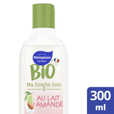 Monsavon Gel Douche Certifié Bio et Vegan Au Lait d'Amande 300ml - 1