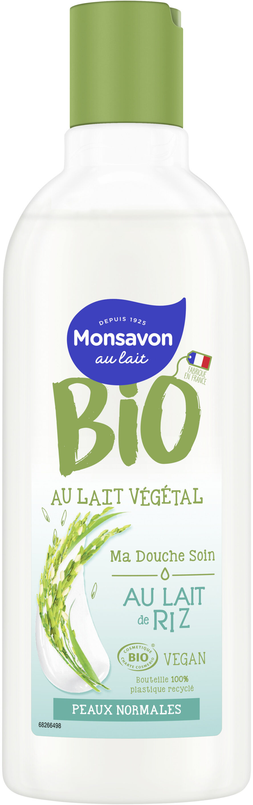 Monsavon BIO Gel Douche certifié Bio Lait de Riz 300ml - מוצר - fr