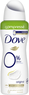 DOVE Déodorant Compressé 0% Original 100ml - Produit - fr