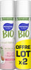 Monsavon BIO Déodorant Femme Spray Lait Amande 2x75 ml - Product