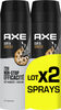 AXE Anti-transpirant Homme Collision Cuir & Cookies 72h Lot 2x200ml - Produit