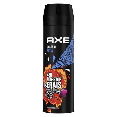 Axe Déodorant Homme Bodyspray Skate & Roses 48h Non-Stop Frais 200ml - 1