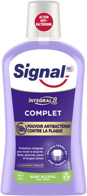 SIGNAL Bain de Bouche Antibactérien Integral 8 Complet 500ml - Product - fr