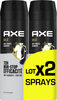 AXE Anti-Transpirant Homme Gold 72h Anti-Humidité Lot 2x200ml - Produit