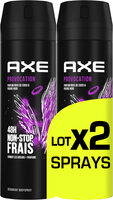 AXE Déodorant Bodyspray Homme Provocation 48h Non-Stop Frais Lot 2x200ml - Produit - fr