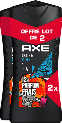 AXE Gel Douche Skate & Roses Lot 2x250ml - Product - fr