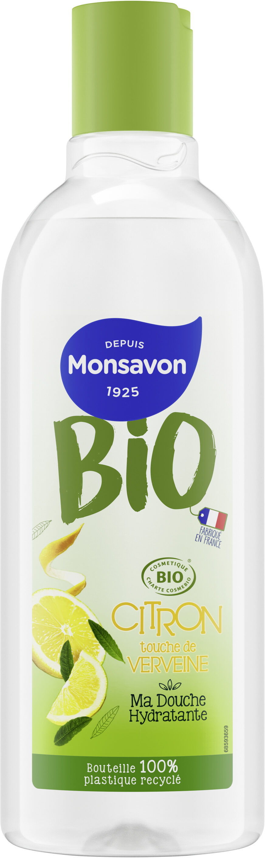 Monsavon Gel Douche Bio Citron Verveine - Produit - fr