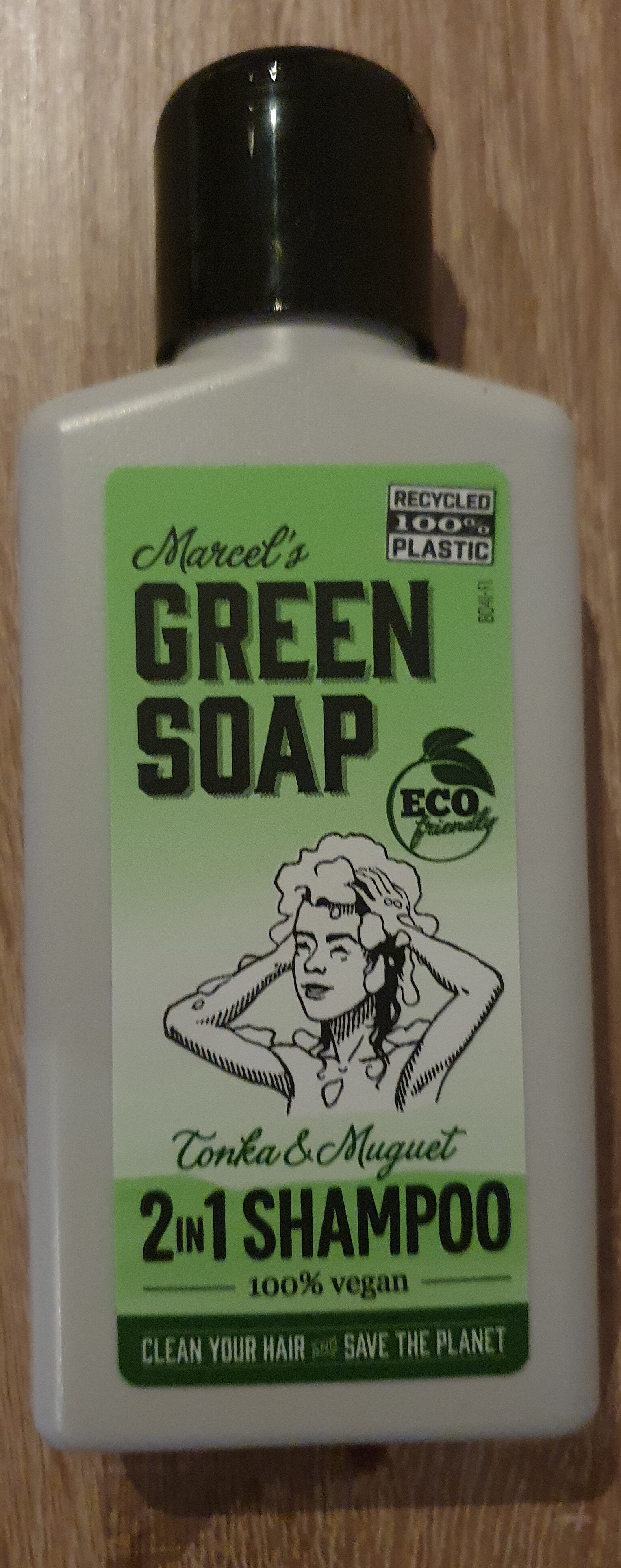 Green soap 2 in 1 shampoo - Product - nl