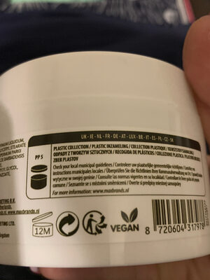 aloe Véra Care body cream - Recycling instructions and/or packaging information - fr
