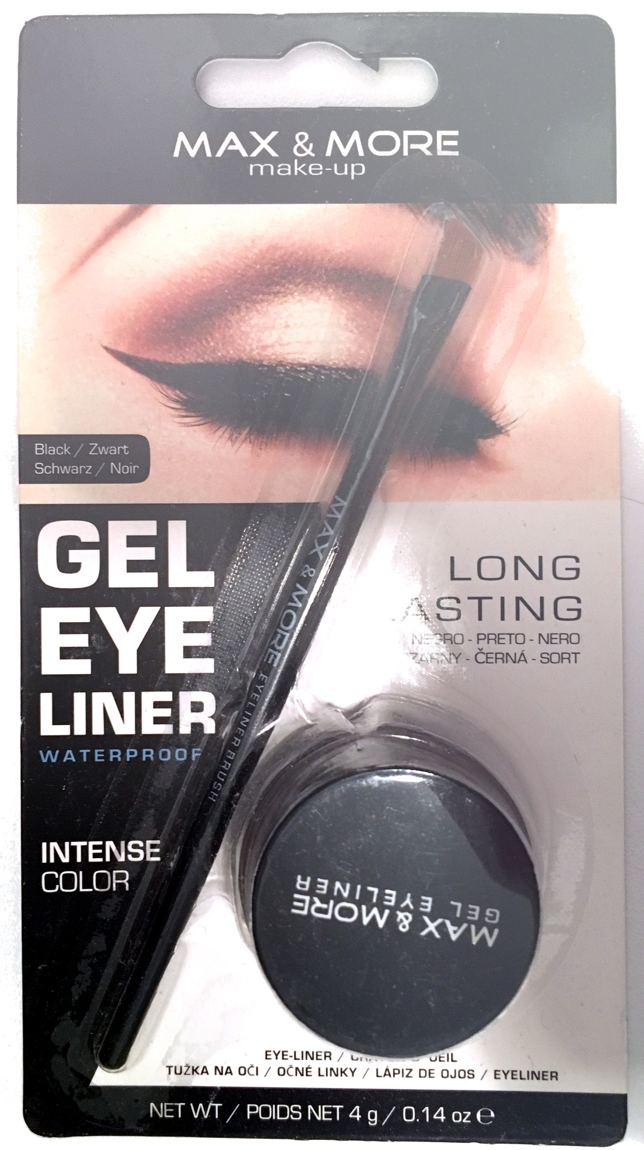 Gel Eye Liner Noir - Product - fr
