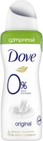 Dove 0% Déodorant Femme Spray Antibactérien Original Fraîcheur 24H - Tuote - fr