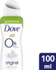 Dove 0% Déodorant Femme Spray Antibactérien Original Fraîcheur 24H - Produktas