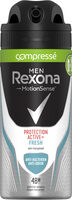 REXONA Déodorant Homme Spray Anti Transpirant Protection Active+ Fresh - Product - fr