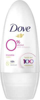 DOVE Déodorant Femme Bille Invisible Care 0% 50ml - Produit - fr
