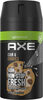 Axe Déodorant Homme Bodyspray Compressé Collision Cuir & Cookies 48h Frais 100ml - Produto