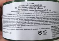 The Saem, Jeju Fresh Aloe Soothing Gel, 10.14 FL Oz (300 ML) - Ингредиенты - fr