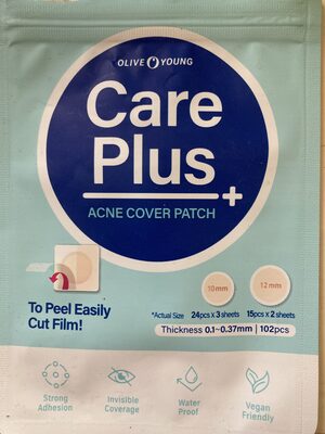 Care Plus + Acne Cover Patch - Tuote - en