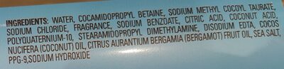 Sea Salt & Bergamot Shampoo - Ingredients