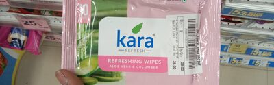 Kara Aloe vera & Cucumber Wipes - Tuote - en