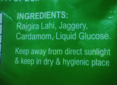 Rajgira laddu - Ingredients - en