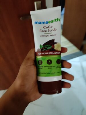 mamaearth coco face scrub - 1