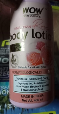 body lotions Himalayan rose wow skin science - Tuote - en