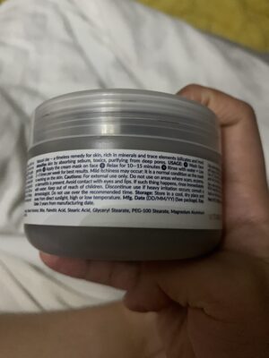 Clay mask - Ingredients