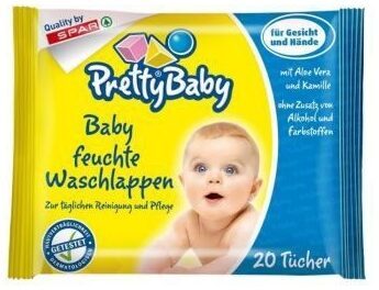 Pretty Baby Feuchte Waschlappen - Produit - de